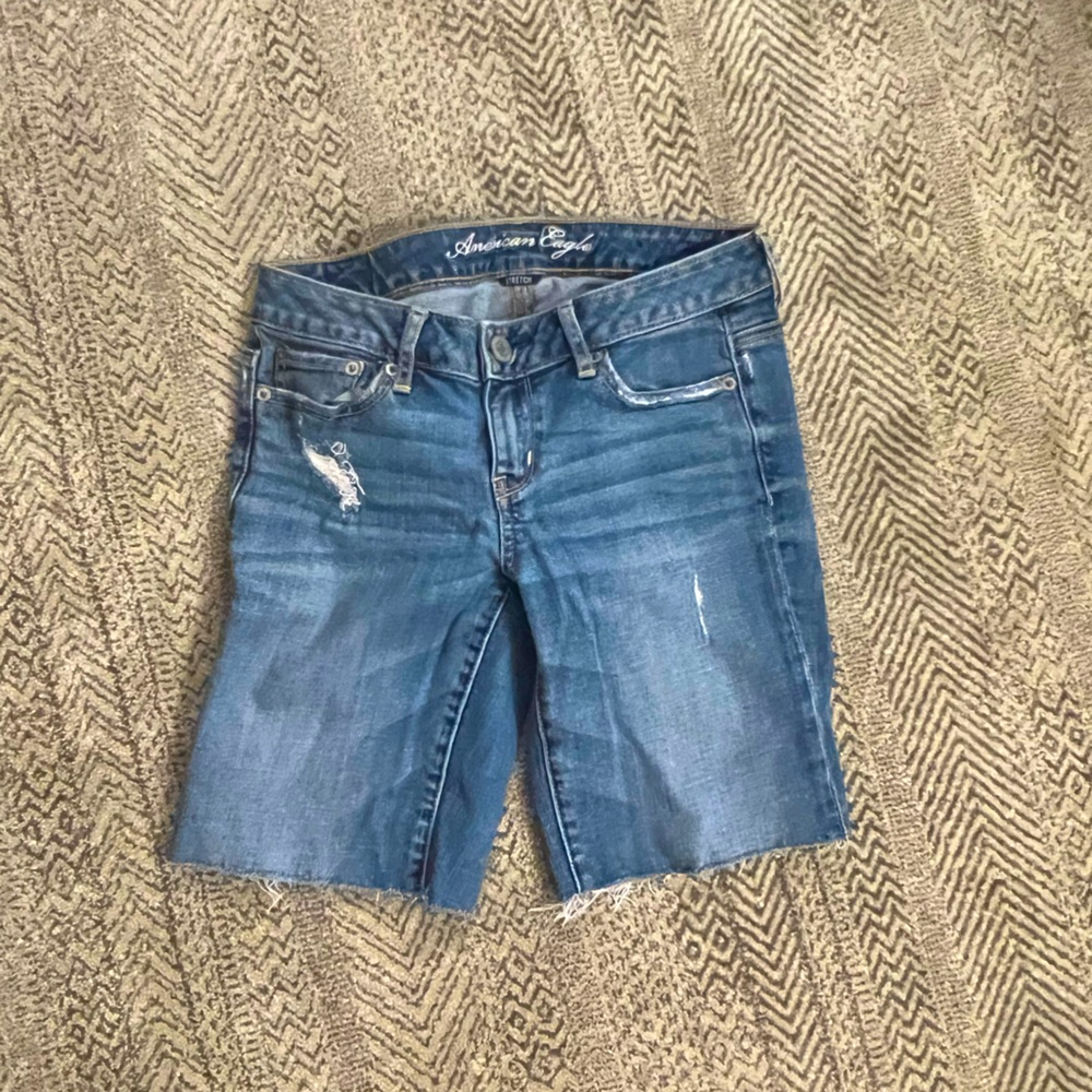 AE long shorts. Free beauty gift with purchase!